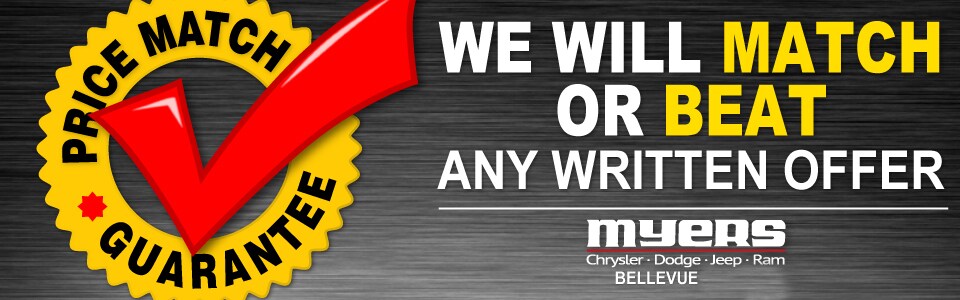 Myers Match or Beat Car Price Dealership in Bellevue OH