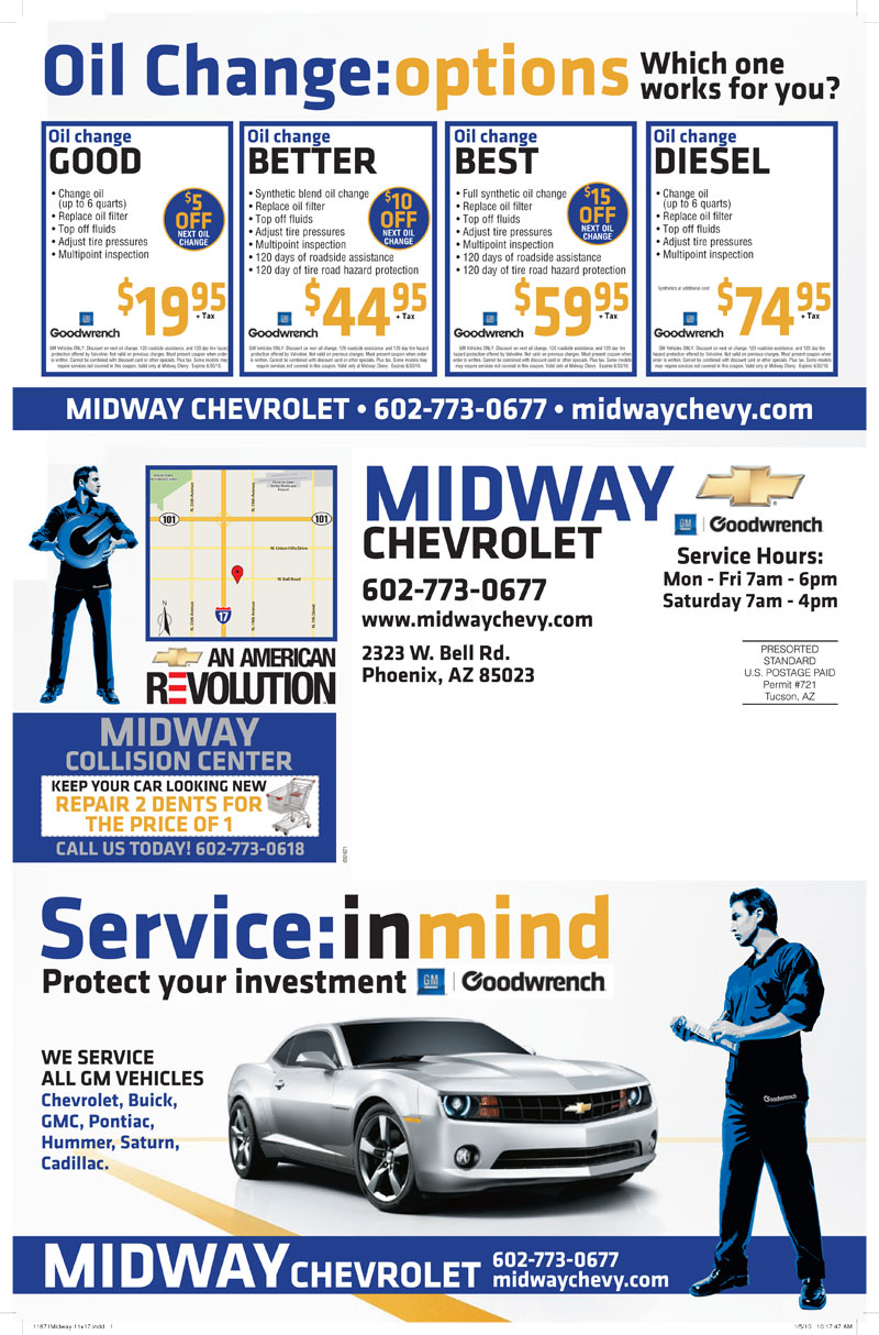 Midway Chevrolet New Chevrolet dealership in Phoenix, AZ 85023