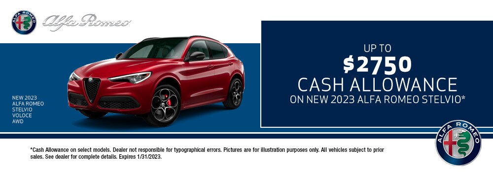 Alfa Romeo Stelvio Incentives