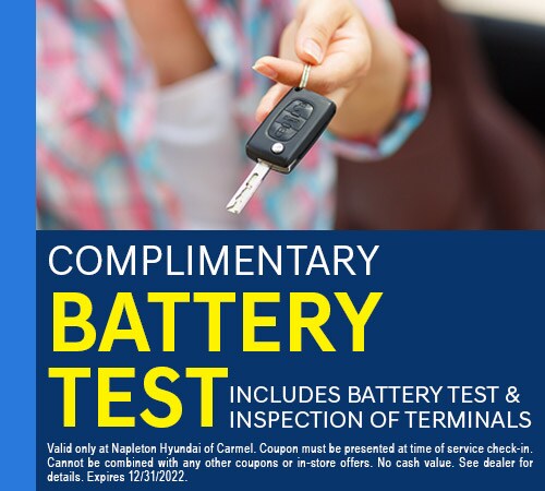 Complimentary Battery Test Coupon