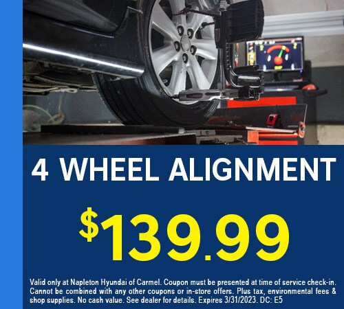 4 Wheel Alignment Coupon