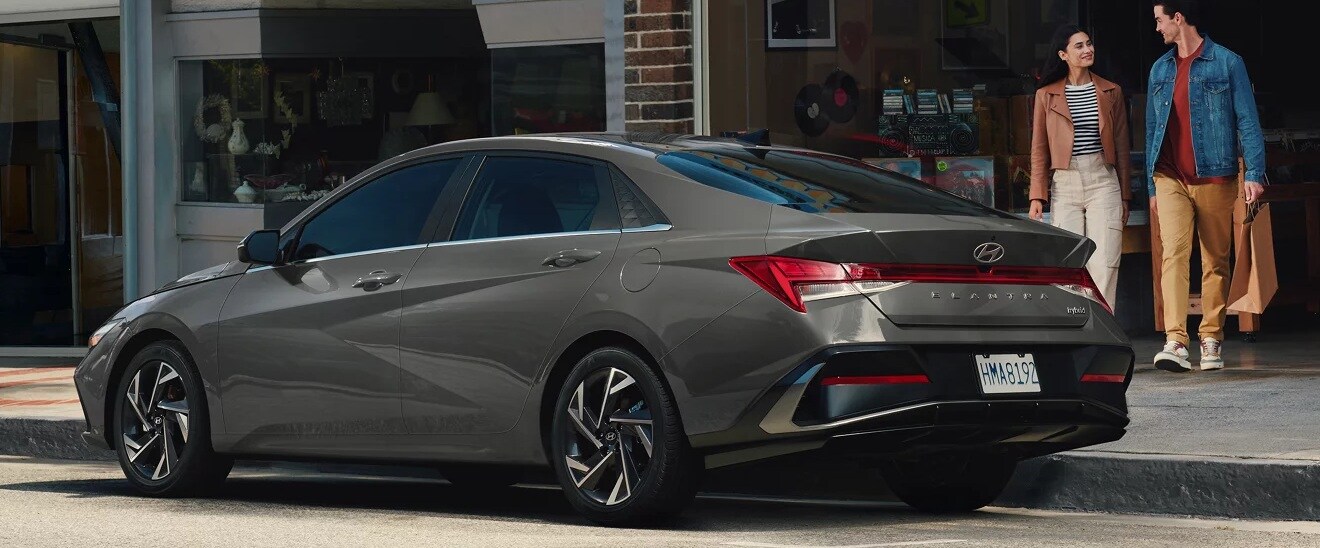 Hyundai Elantra Hybrid Exterior Rear Indianapolis Hyundai Elantra Hybrid Exterior