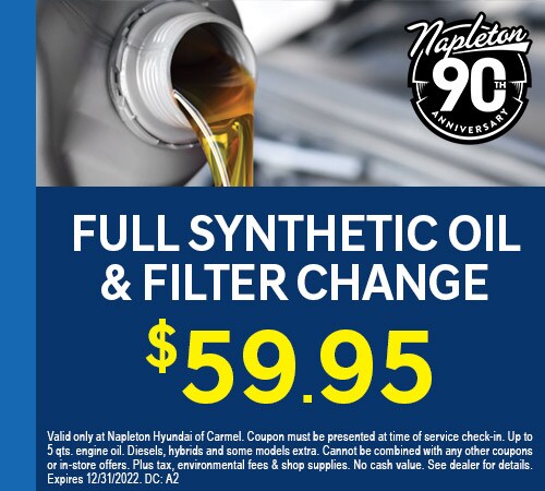 Full Synthetic Oil & Filter Change Coupon