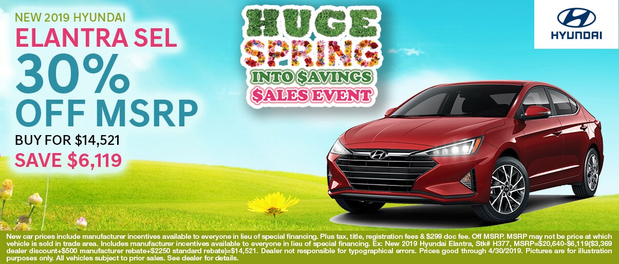 New 2019 Hyundai Elantra SEL