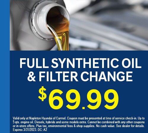 Full Synthetic Oil and Filter Change