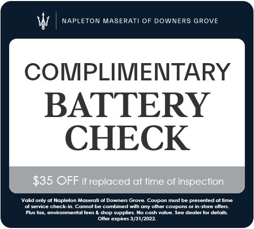 Complimentary Battery Check