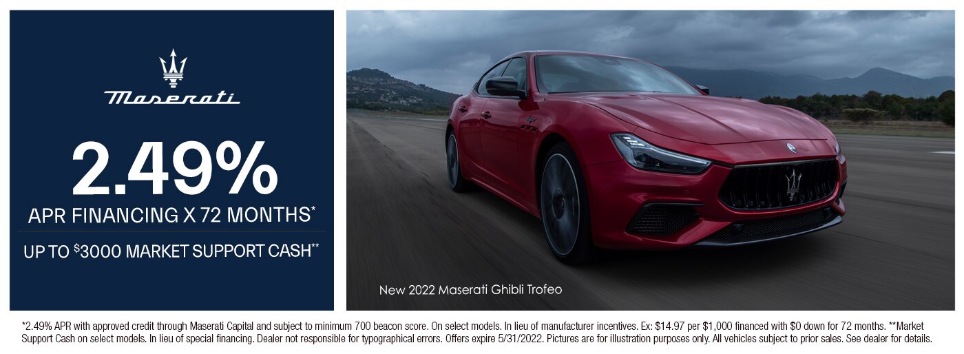 Maserati Incentives