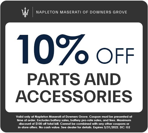 10% OFF Parts and Accessories