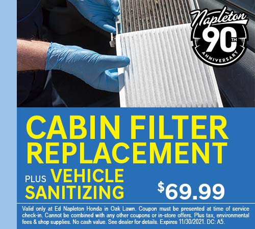Cabin Filter Replacement Coupon