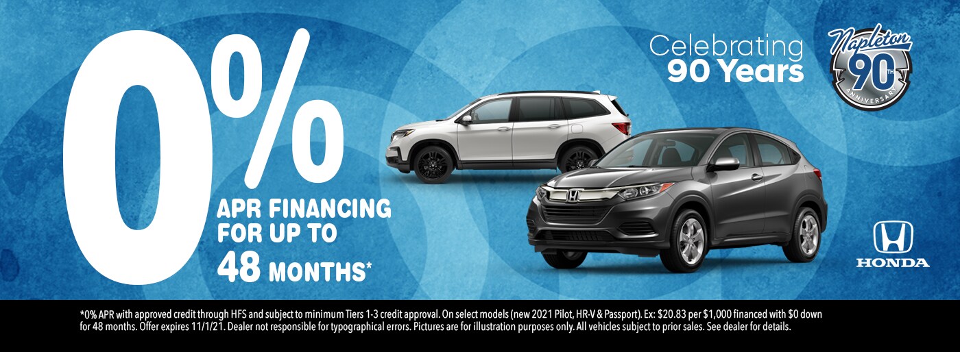 0% APR for 48 Months Now Available