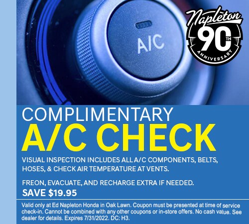 Complimentary A/C Check Coupon