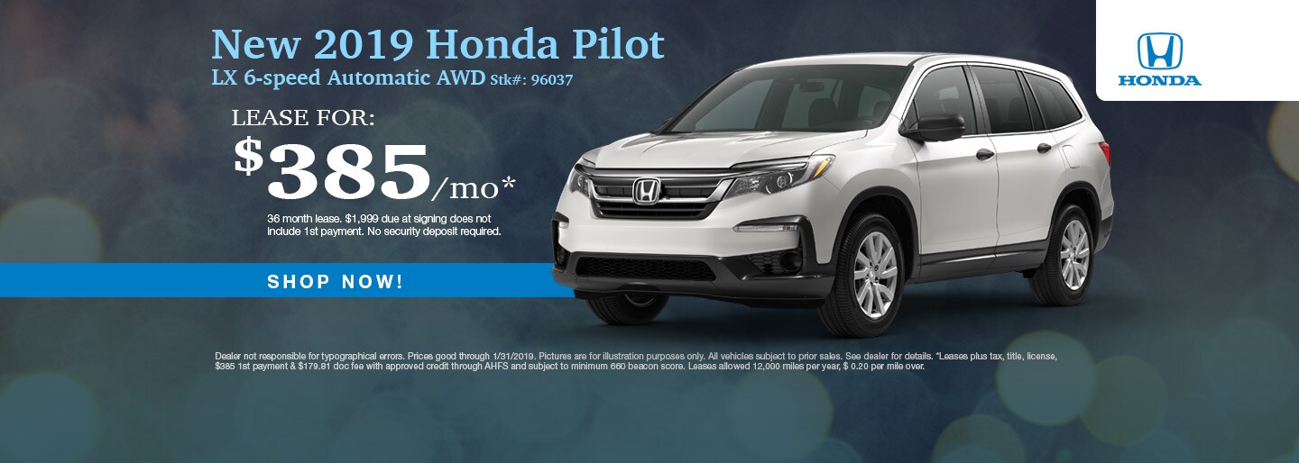 2019 Honda Pilot Chicago dealer deals 2019 Honda Pilot Chicago dealer deals