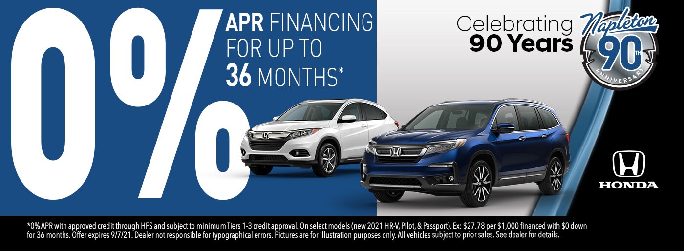 0% APR for 36 Months Available
