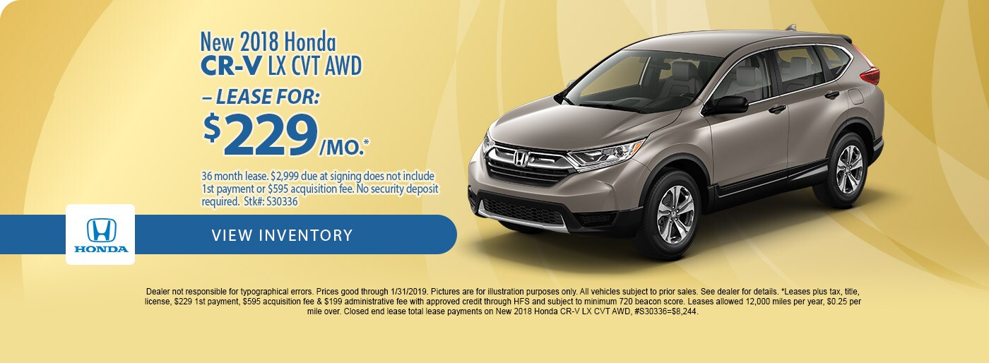 Honda CRV SUV Deals Honda CRV SUV Deals