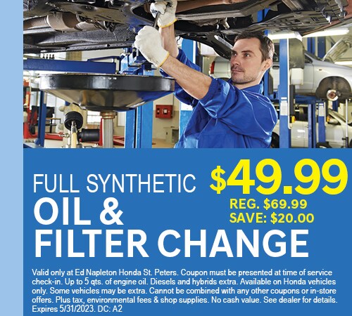 Full Synthetic Oil and Filter Change