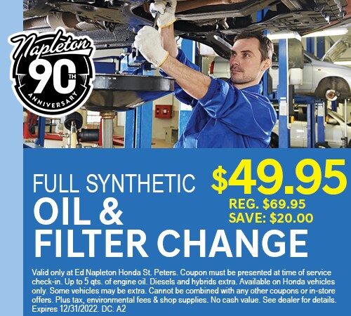 Full Synthetic Oil and Filter Change