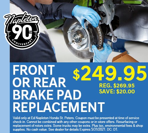 Front or Rear Brake Pad Replacement