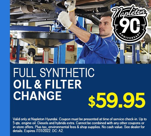 Full Synthetic Oil and Filter Change Coupon