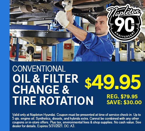 Oil & Filter Change with Tire Rotation Coupon