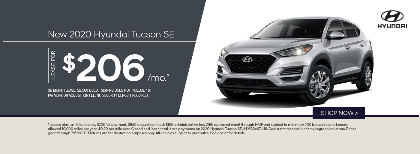 New 2020 Hyundai Tucson