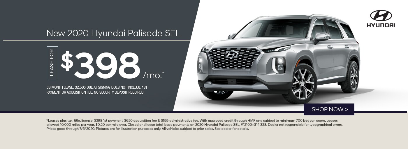New 2020 Hyundai Palisade