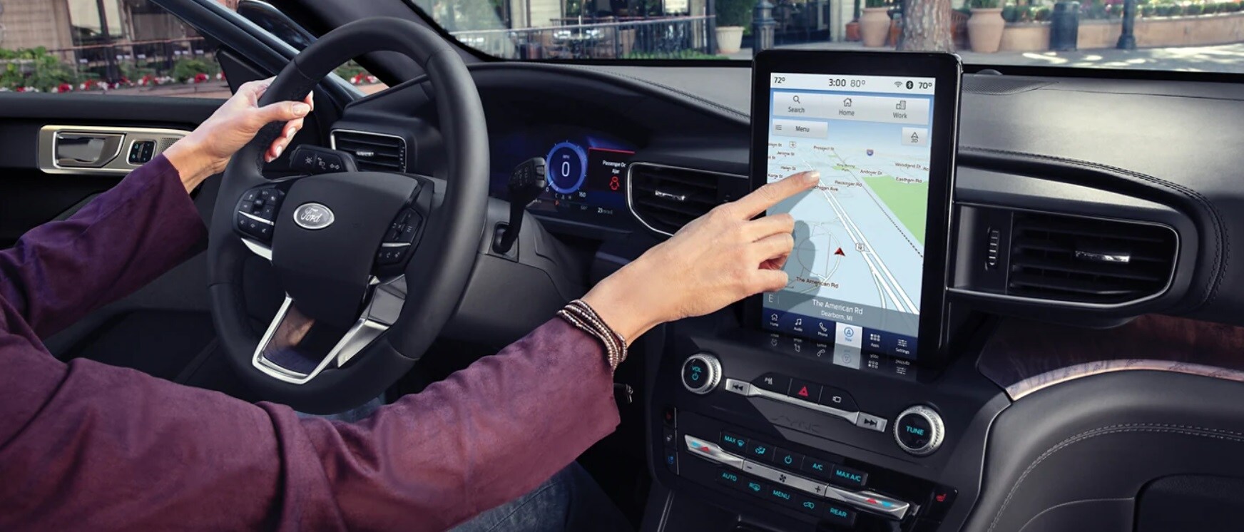 Dashboard in the 2022 Ford Explorer