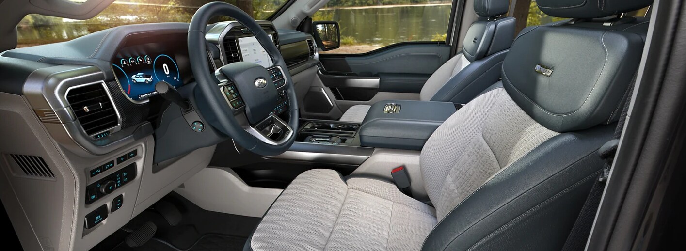 Front Cabin of the 2022 F-150