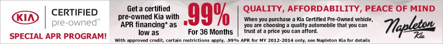 Napleton Kia Riviera Beach, FL Certified Pre-Owned APR Special