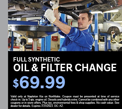 Full Synthetic Oil and Filter Change