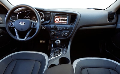 Kia Optima Vs Chevy Impala - Kia Optima interior