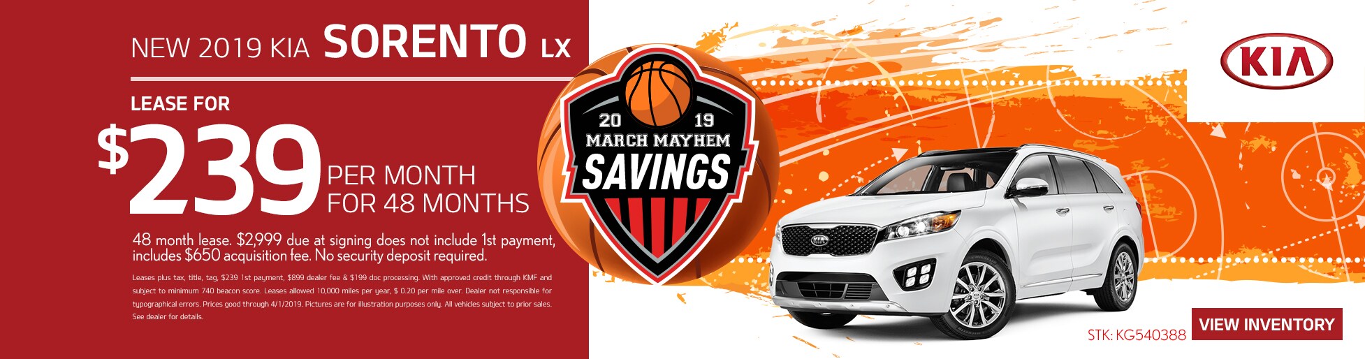 2019 Kia Sorento Dealership Deals 2019 Kia Sorento Dealership Deals