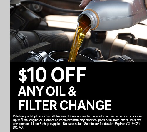 $10 Off Any Oil and Filter Change