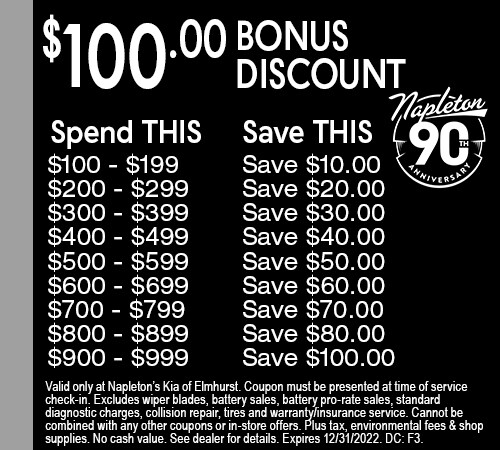 $100 Bonus Discount Coupon