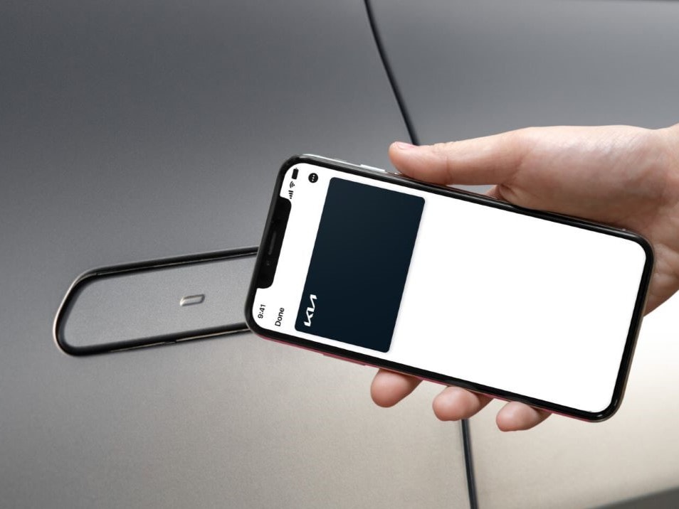 Kia Digital Key unlocking EV9 How to use kia digital key