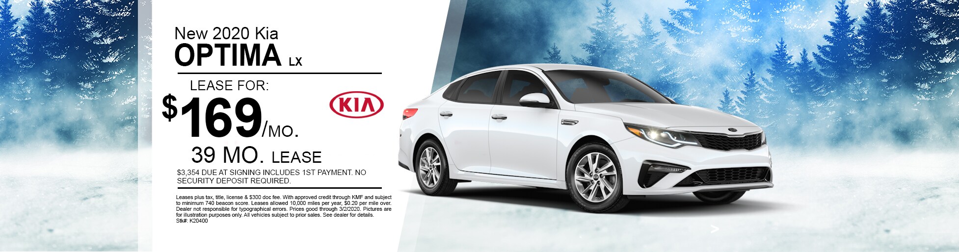 Lease the New 2020 Kia Optima for an Incredible Price at Napleton Kia of Elmhurst! New 2020 Kia Optima Special Deal
