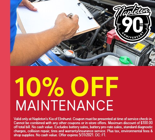 10% Off Maintenance Coupon