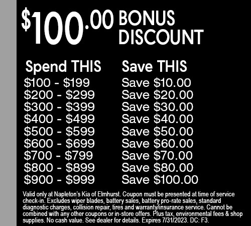 $100 Bonus Discount