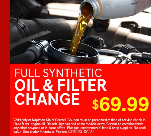 Full Synthetic Oil and Filter Change