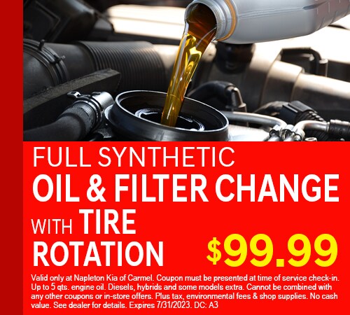 Full Synthetic Oil and Filter Change