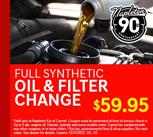 Full Synthetic Oil and Filter Change Coupon
