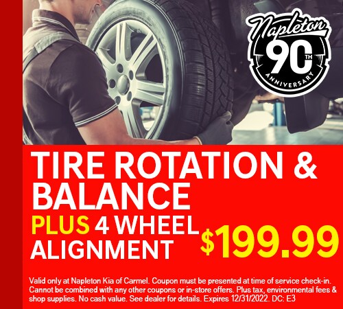 Tire Rotation and Balance plus Wheel Alignment Coupon