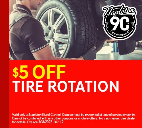 $5 Off Tire Rotation