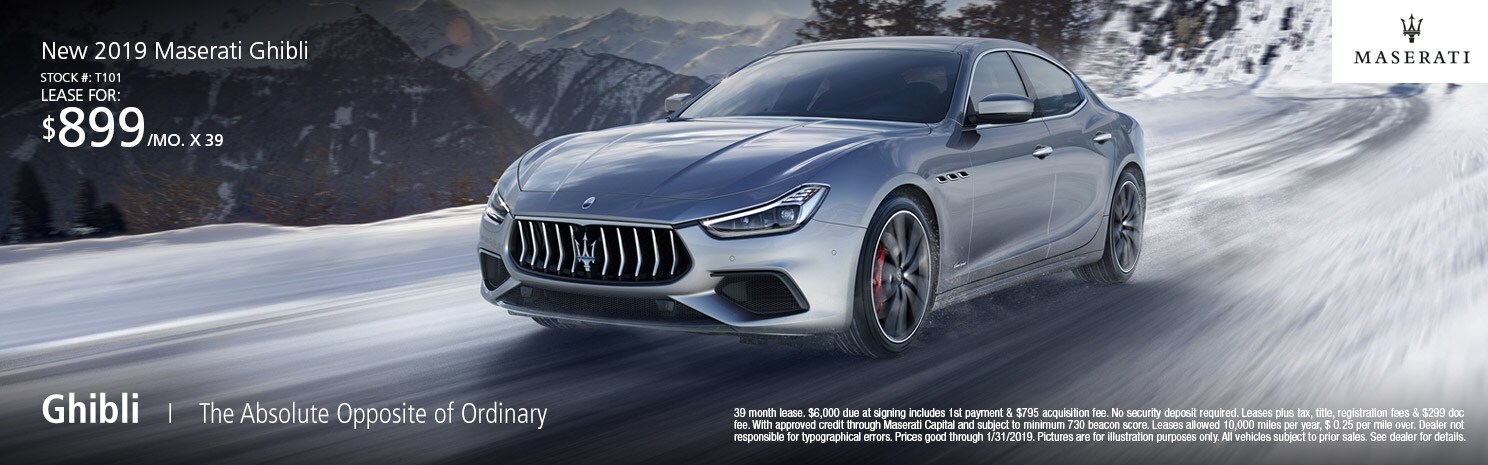 New 2019 Maserati Ghibli