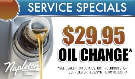 Napleton Nissan West Palm Beach $29.95 oil change