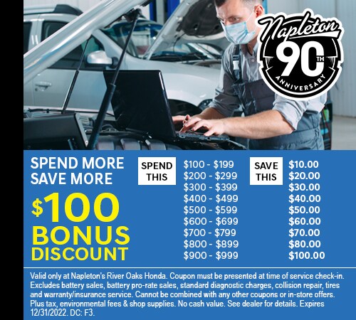 $100 Bonus Discount Coupon