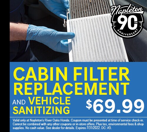 Cabin Filter Replacement Coupon