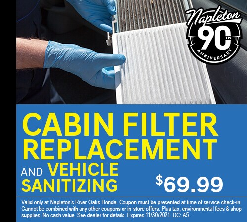 Cabin Filter Replacement Coupon