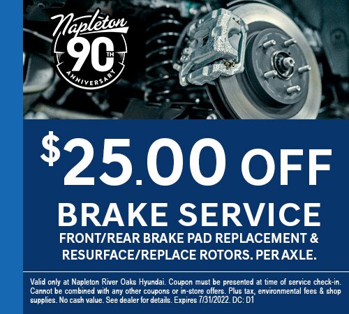 $25 Off Brake Service