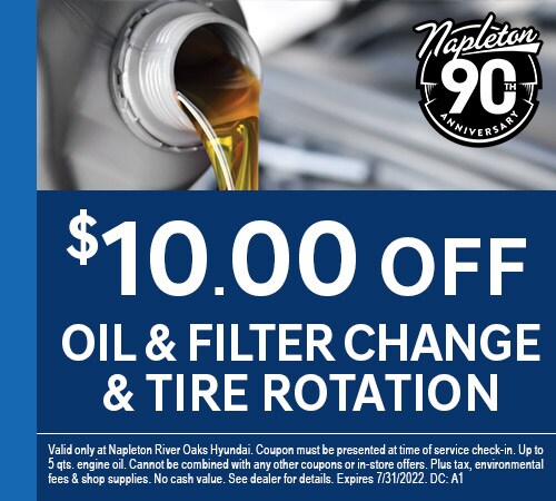 $10 Off Oil & Filter Change and Tire Rotation
