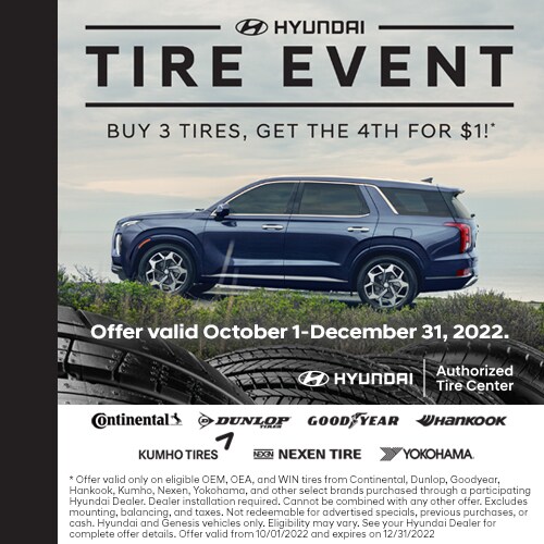 Buy 3 tires get the 4th for $1